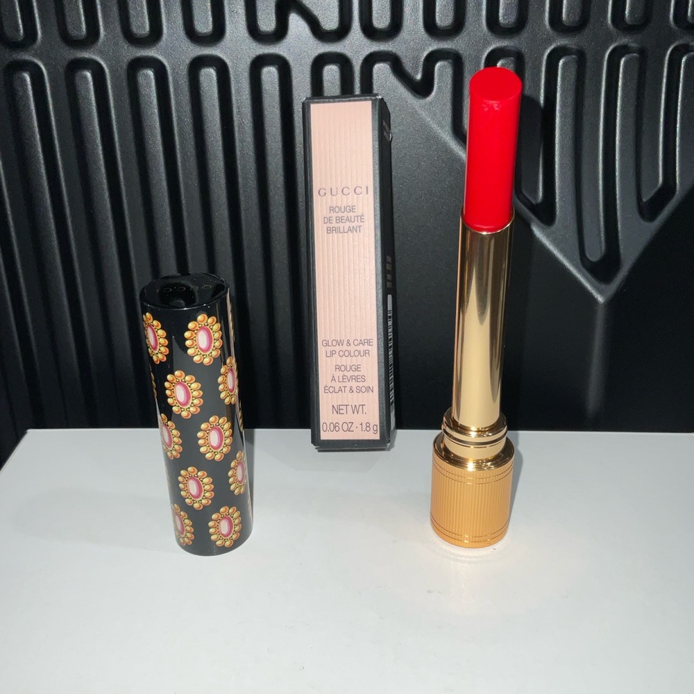 Gucci Rouge de Beauté Brillant Lipstick - 508 Diana Amber BNIB